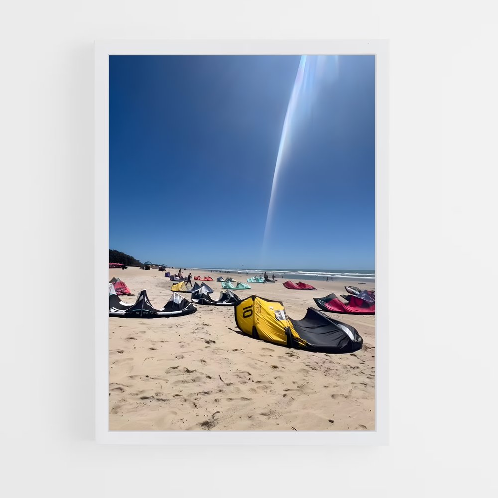 Poster Kitesurfing Paradise (vue 3)